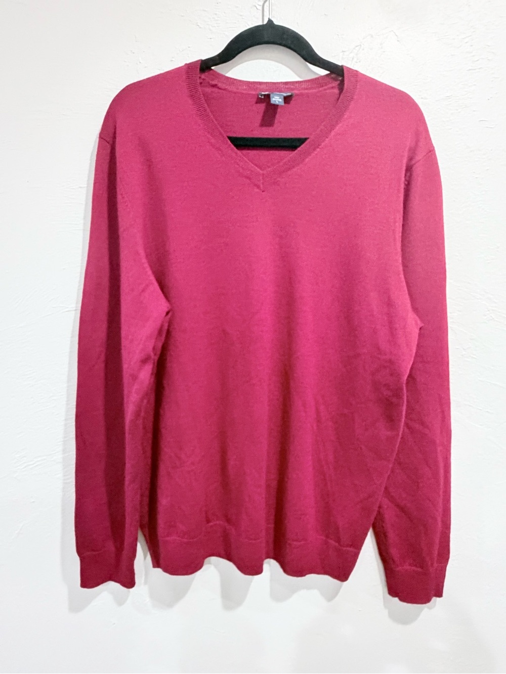 Gap Italian Merino Wool V-Neck Sweater Size Large 100% Wool
